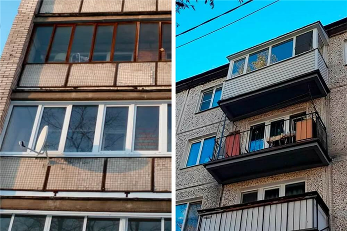 Отличие балкона от лоджии и как это влияет